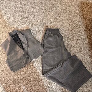 NWOT Gray Pinstripe Suit Set